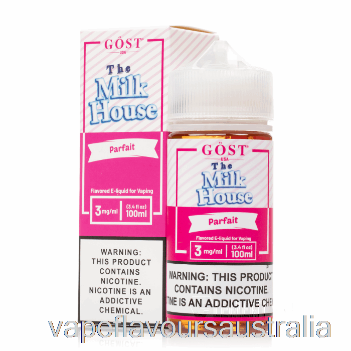 Vape Flavours Australia Parfait - The Milk House - GOST Vapor - 100mL 6mg